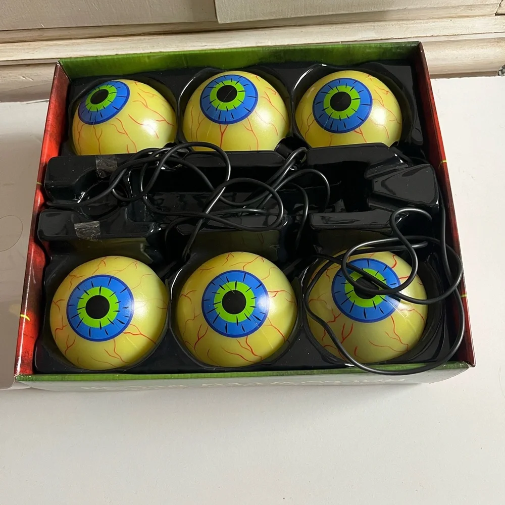 Vintage Color Changing Spooky Eyes Halloween Decoration String Decor Holiday